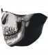 ZAN HEADGEAR HALF FACE MASK SKULL FACE ONE SIZE