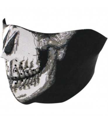 ZAN HEADGEAR HALF FACE MASK SKULL FACE ONE SIZE