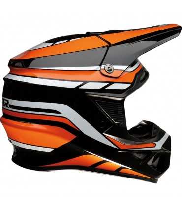 Casque cross Z1R F.I Flank mips noir orange