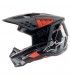 Alpinestars SM5 Rover Motocross Helm schwarz rot