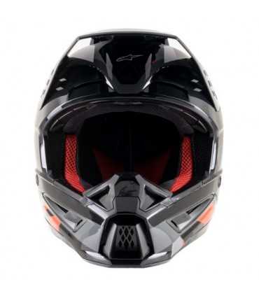 Alpinestars SM5 Rover Motocross Helm schwarz rot