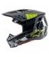 Casquemotocross Alpinestars SM5 Rover noir jaune