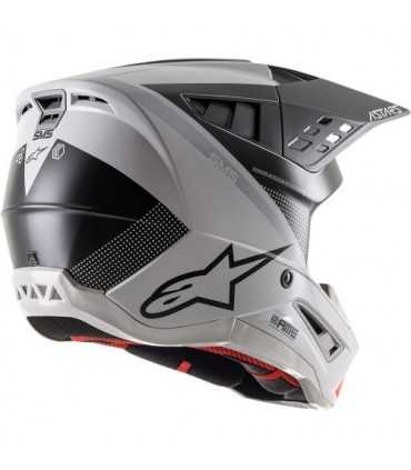 Casquemotocross Alpinestars SM5 Rayon gris noir