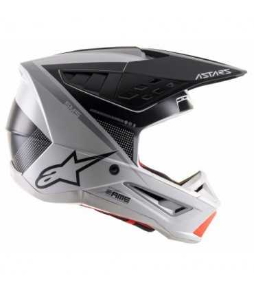 Casquemotocross Alpinestars SM5 Rayon gris noir