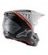 Casquemotocross Alpinestars SM5 Rayon noir blanc orange