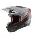 Casquemotocross Alpinestars SM5 Rayon noir blanc orange