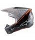 Casquemotocross Alpinestars SM5 Rayon noir blanc orange