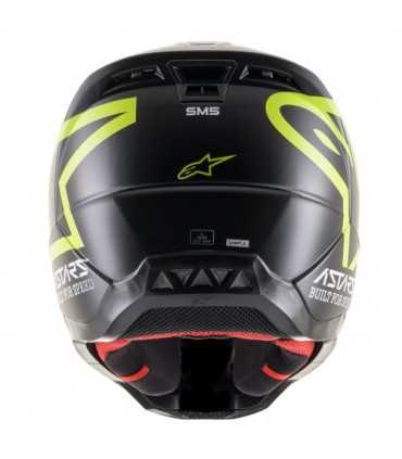 Casquemotocross Alpinestars SM5 Compass noir jaune