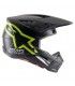 Casquemotocross Alpinestars SM5 Compass noir jaune