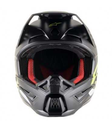 Casquemotocross Alpinestars SM5 Compass noir jaune