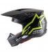 Casquemotocross Alpinestars SM5 Compass noir jaune