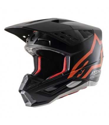 Casquemotocross Alpinestars SM5 Compass noir orange