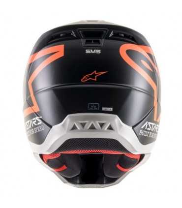 Casquemotocross Alpinestars SM5 Compass noir orange