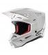 Casco motocross Alpinestars SM5 solid bianco