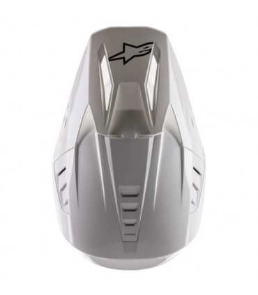 Casco motocross Alpinestars SM5 solid bianco