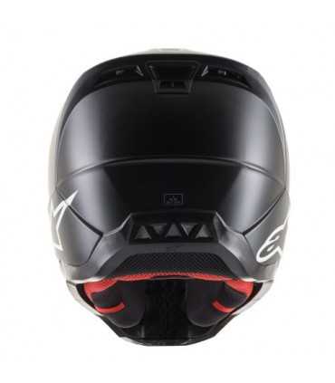 Casco motocross Alpinestars SM5 solid nero opaco