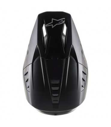 Casco motocross Alpinestars SM5 solid nero opaco