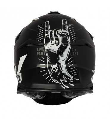 Cross helmet Just-1 J39 Rock black matt red