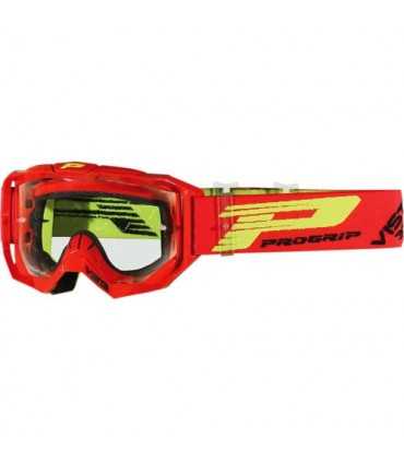 Maschera cross PROGRIP 3003TR VISTA rosso