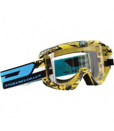 MASCHERA CROSS PROGRIP 3450 LIGHTSE GIALLO/NERO