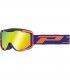 PROGRIP 3404 MENACE MULTILAYERED OFFROAD GOGGLES BLUE LENS MIRRORED ORANGE