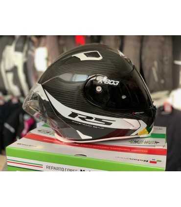 Casque X-lite X-803 Rs Ultra Carbon Hot Lap blanc