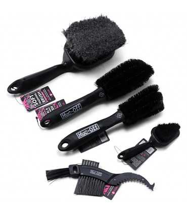 MUC-OFF set 5 spazzole lavaggio moto e scooter