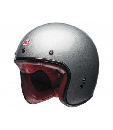 BELL Benutzerdefiniert 500 DLX Helm Gloss Silver Flake