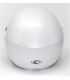 Ein Micro pearl white Jet Helm