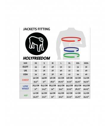 LEATHER JACKET HOLY FREEDOM QUATTRO WHITE