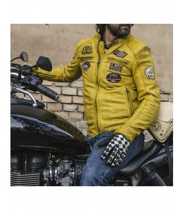 GIACCA IN PELLE HOLY FREEDOM ZERO Evolution GIALLO