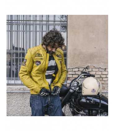 GIACCA IN PELLE HOLY FREEDOM ZERO Evolution GIALLO