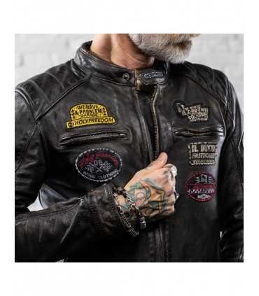 VESTE EN CUIR HOLY FREEDOM ZERO Evolution NOIR