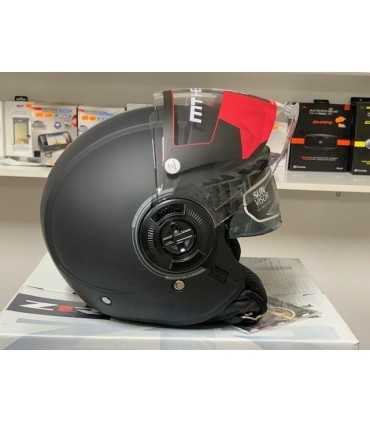 Casco jet MT Helmets Viale Sv Solid A1 nero opaco