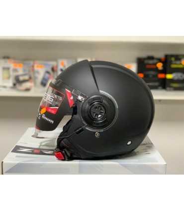 Casco jet MT Helmets Viale Sv Solid A1 nero opaco