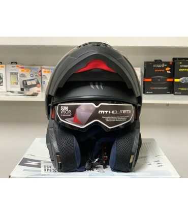 MT Helmets ATOM sv solid noir matt