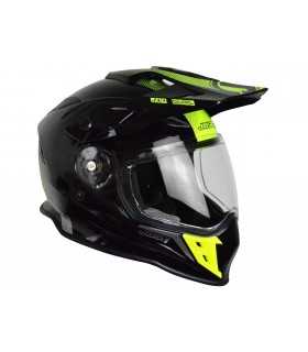 Casco enduro stradale Just1 J34 Shape - Neon Yellow Gloss in