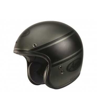 Casco Jet Arai Freeway Classic Bandage green