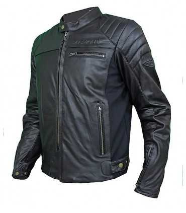 Prexport Ghost Lederjacke schwarz