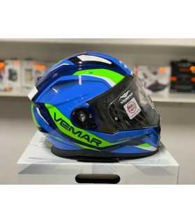 Casco Vemar Zephir Lunar blu giallo