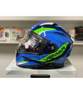 Casco Vemar Zephir Lunar blu giallo