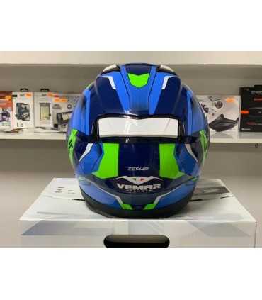 Casco Vemar Zephir Lunar blu giallo