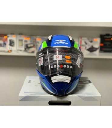 Casco Vemar Zephir Lunar blu giallo