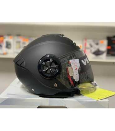 Casco jet Vemar VH nero opaco