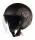 Casque jet Origine Alpha Track noir matt jaune