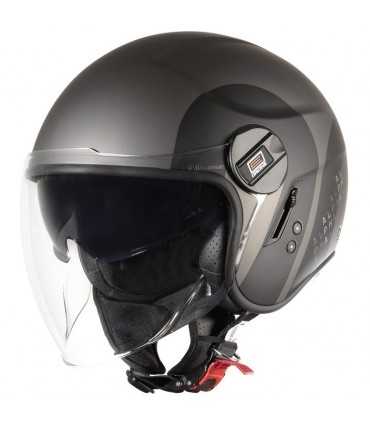 Casque jet Origine Alpha Track titan matt