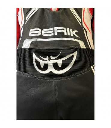 Combinaison en cuir Berik Gp Pro 2.0 noir rouge