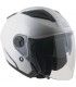 Casco jet Cgm Daytona argento