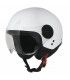 Casco jet Origine Neon easy bianco