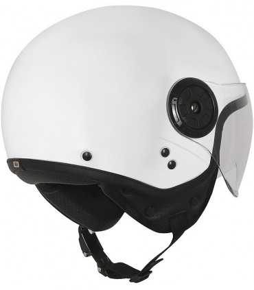 Casco jet Origine Neon easy bianco